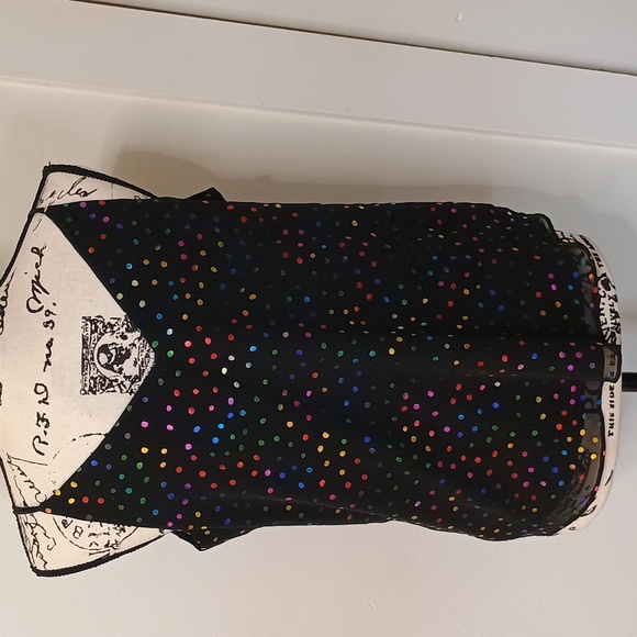 🌈Express Black Multi Color Polka Dot Camisole Top - Picture 2 of 3